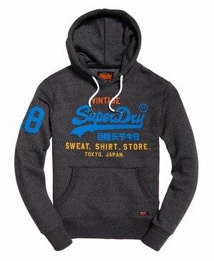 Superdry Sweat Ing Store Férfi Kapucnis Pulóver Szürke | EJQZC9473